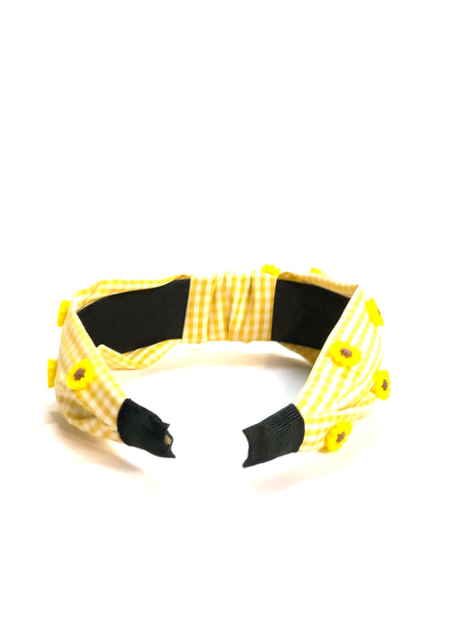 Sunflower Yellow Gingham