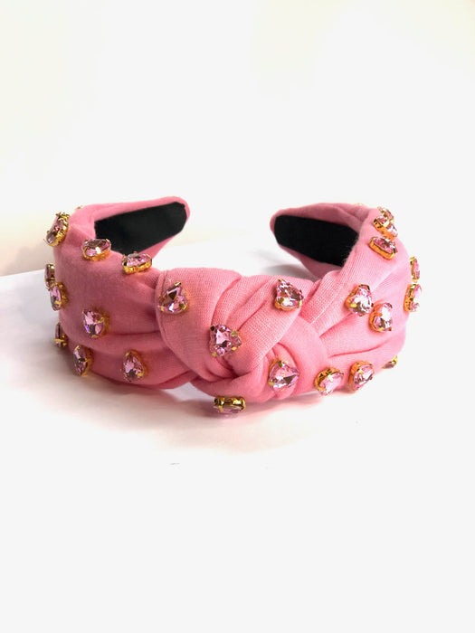 Light Pink Hearts on Delicate Pink
