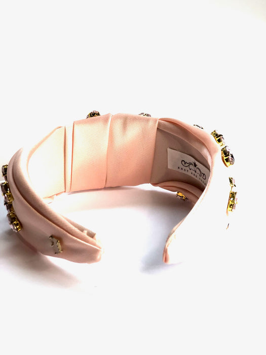 Light Peach Satin Love Knot