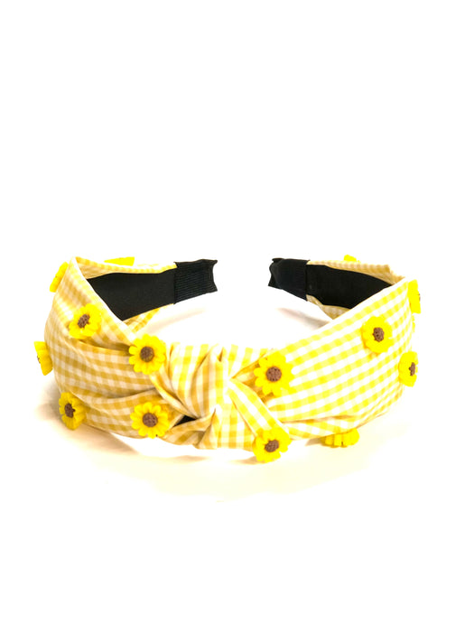 Sunflower Yellow Gingham