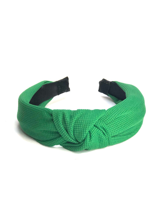 Solid Kelly Green Waffle Knit