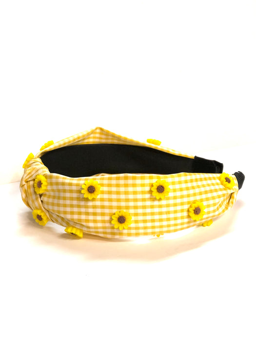 Sunflower Yellow Gingham