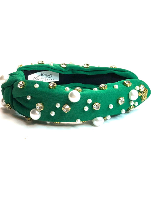 Green Pearl with Gems