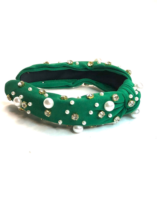 Green Pearl with Gems