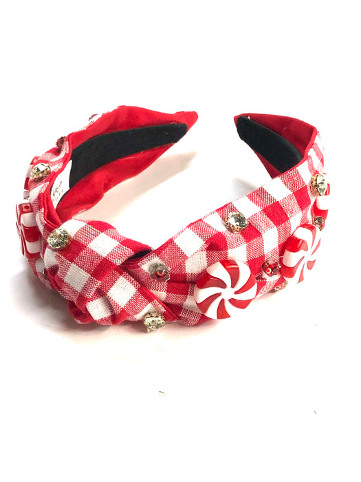 Peppermint Check Knot