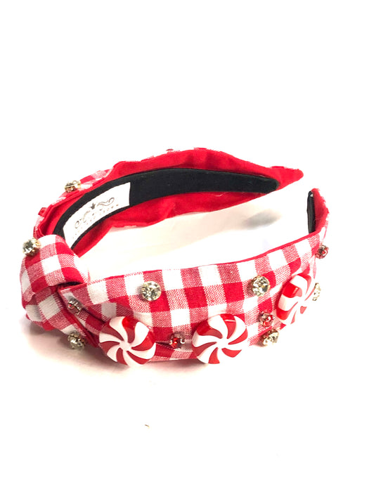 Peppermint Check Knot