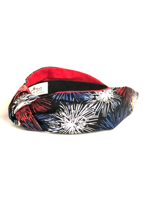 Black Bandie with Metallic Fireworks